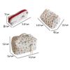 Hot Sell Customized Logo Soft Luxury Women Kids Makeup Travel Cotton Cosmetic Bag - Image 3