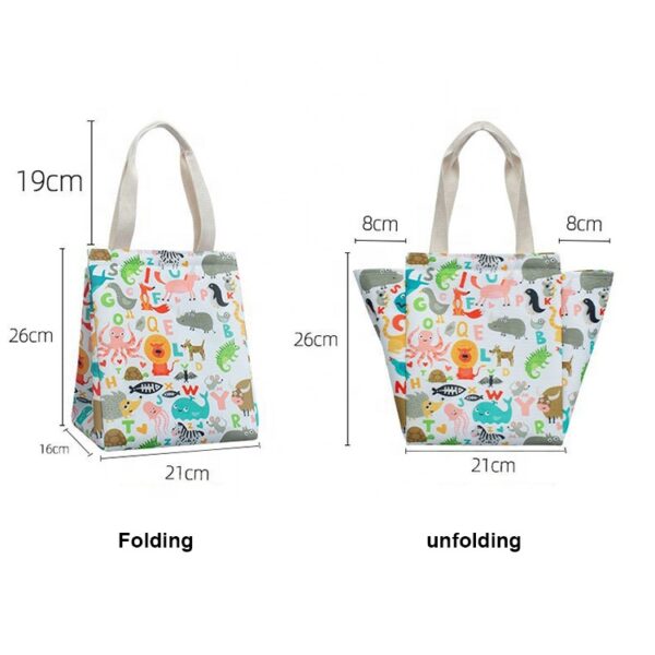 Wholesale BSCI Custom Picnic Food Cooler Kids Adults Thermo Custom Logo Insulated Lunch Bag For Kids - Image 5