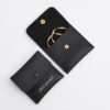 Hot Sell Custom Logo Printed Laxury Packaging Cotton PU Earring Necklace Bracelet Jewelry Bag Small Canvas Gift Jewelry Pouch - Image 5