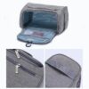 BSCI Bulk Custom Design Logo Soft Luxury Oxford Women Men Cosmetic Organizer Toiletry Bag Travel Bag - Image 4