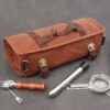 Custom Logo Multi-function Waxed Canvas Bartende Kit Storage Bag Bar Tool Set Bag - Image 2