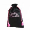 Wholesale BSCI Custom Logo Reusable Bra  Hair Dryer Storage Bag Satin Drawstring Bag