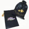 Wholesale BSCI Custom Logo Reusable Bra  Hair Dryer Storage Bag Satin Drawstring Bag - Image 2