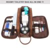 Hot Selling BSCI Bulk Men Women Custom Logo PU Luxury Roomy Toiletry Storage Bag Makeup Case Travel Cosmetic Bag - Image 2