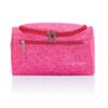BSCI Bulk Custom Design Logo Soft Luxury Oxford Women Men Cosmetic Organizer Toiletry Bag Travel Bag - Image 2