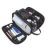 Hot Selling BSCI Bulk Men Women Custom Logo PU Luxury Roomy Toiletry Storage Bag Makeup Case Travel Cosmetic Bag - Image 6