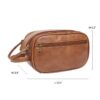 Hot Selling BSCI Bulk Men Women Custom Logo PU Luxury Roomy Toiletry Storage Bag Makeup Case Travel Cosmetic Bag - Image 5