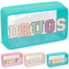 Hot Sell Custom Logo Waterproof Luxury  Women Lady Handle Bag Pencil Box Toiletry Travel Bag PVC Cosmetic Bag - Image 5