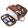 Hot Selling BSCI Bulk Men Women Custom Logo PU Luxury Roomy Toiletry Storage Bag Makeup Case Travel Cosmetic Bag
