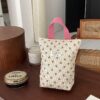 Wholesale BSCI Custom Logo Reusable Women's Kids Handle Tote Shopping Bags Mommy Bag Cotton Canvas Bag - Image 6