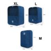 BSCI Bulk Custom Design Logo Soft Oxford Women Men Toiletry Travel Shoe Bag - Image 6