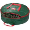 PE Woven Dust Proof Waterproof Christmas Tree Decoration Heavy Duty Zipper Storage Bag - Image 6