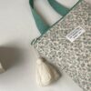 Wholesale BSCI Custom Logo Reusable Women's Kids Handle Tote Shopping Bags Mommy Bag Cotton Canvas Bag - Image 3