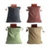Hot Selling Bulk Custom Logo Outdoor Camping Garden Foldable Canvas Fruit Vegetable Storage Bag Foraging bag