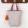 Wholesale BSCI Custom Logo Reusable Women's Kids Handle Tote Shopping Bags Mommy Bag Cotton Canvas Bag