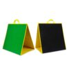 Hot Selling Custom Logo School Teacher Parents Education Felt Foldable Hanging Two Sides Tabletop Display Chart - Image 3