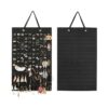 Hot Selling Home Door Hook Hanging 300 Pockets Earring Necklace Rings Jewelry Storage Bag