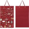 Hot Selling Home Door Hook Hanging 300 Pockets Earring Necklace Rings Jewelry Storage Bag - Image 5