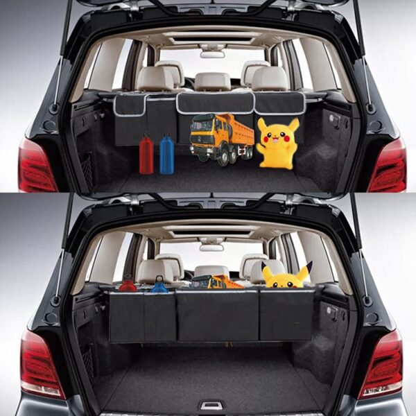 Heavy Duty Collapsible Travel Camping Portable Folding Car Organizer Storage Boxes for Car Trunk - Image 3