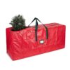 PE Woven Dust Proof Waterproof Christmas Tree Decoration Heavy Duty Zipper Storage Bag